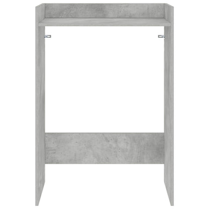 Wasmachinekast met opslag Beton 67,5 x 48 x 97 cm Bewerkt hout