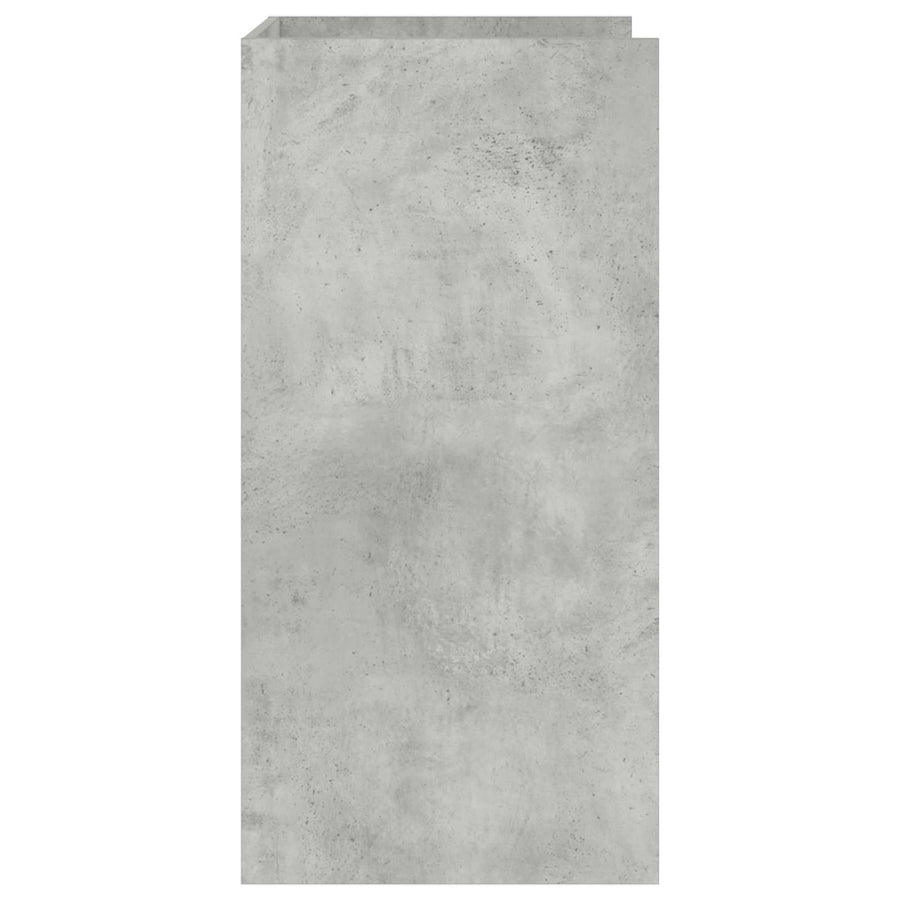Wasmachinekast met opslag Beton 67,5 x 48 x 97 cm Bewerkt hout