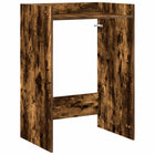 Wasmachinekast 67,5x48x97 cm gerookt eiken bewerkt hout