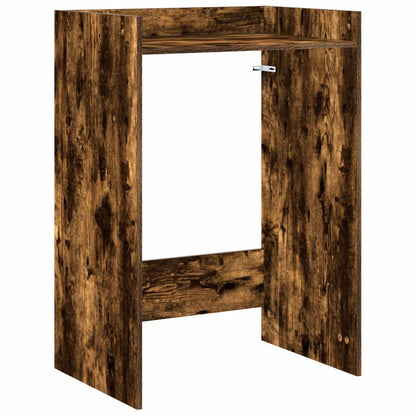Wasmachinekast Gerookt eiken 67,5 x 48 x 97 cm Bewerkt hout
