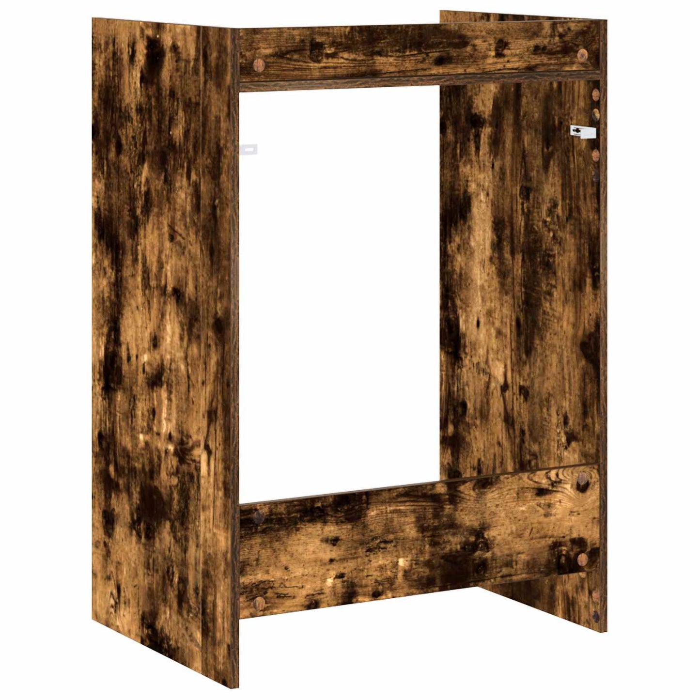 Wasmachinekast Gerookt eiken 67,5 x 48 x 97 cm Bewerkt hout