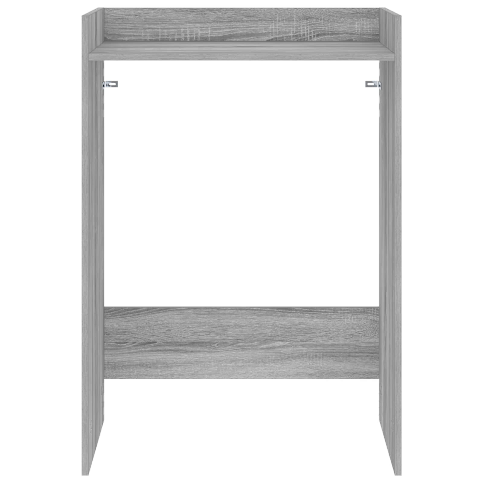 Wasmachinekast Grijs Sonoma 67,5 x 48 x 97 cm Bewerkt hout