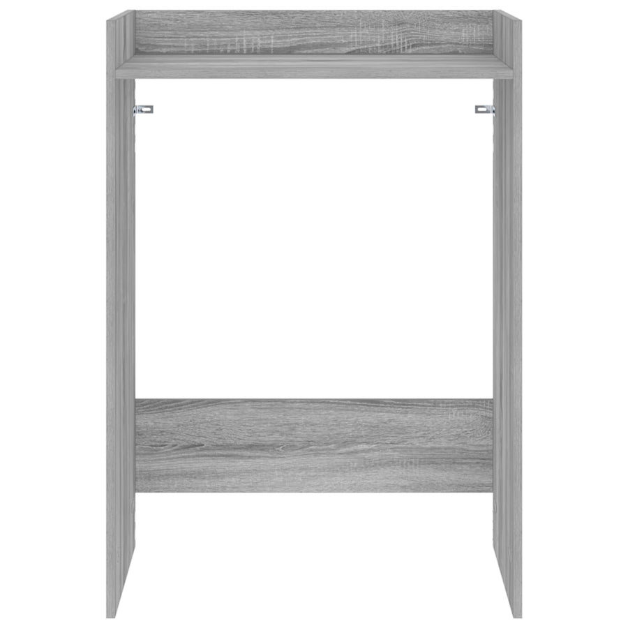 Wasmachinekast Grijs Sonoma 67,5 x 48 x 97 cm Bewerkt hout