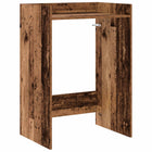 Wasmachinekast 67,5x48x97 cm bewerkt hout oudhout