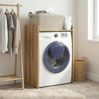 Wasmachinekast 67,5x48x97 cm bewerkt hout eiken