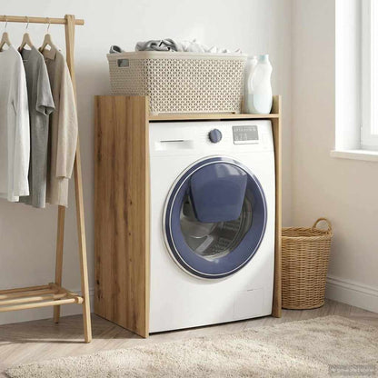 Wasmachinekast met opslag Ambachtelijk eiken 67,5 x 48 x 97 cm