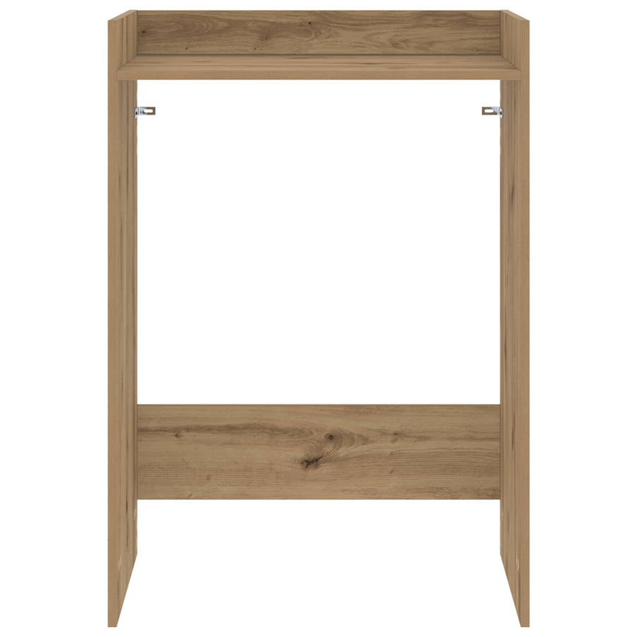 Wasmachinekast met opslag Ambachtelijk eiken 67,5 x 48 x 97 cm