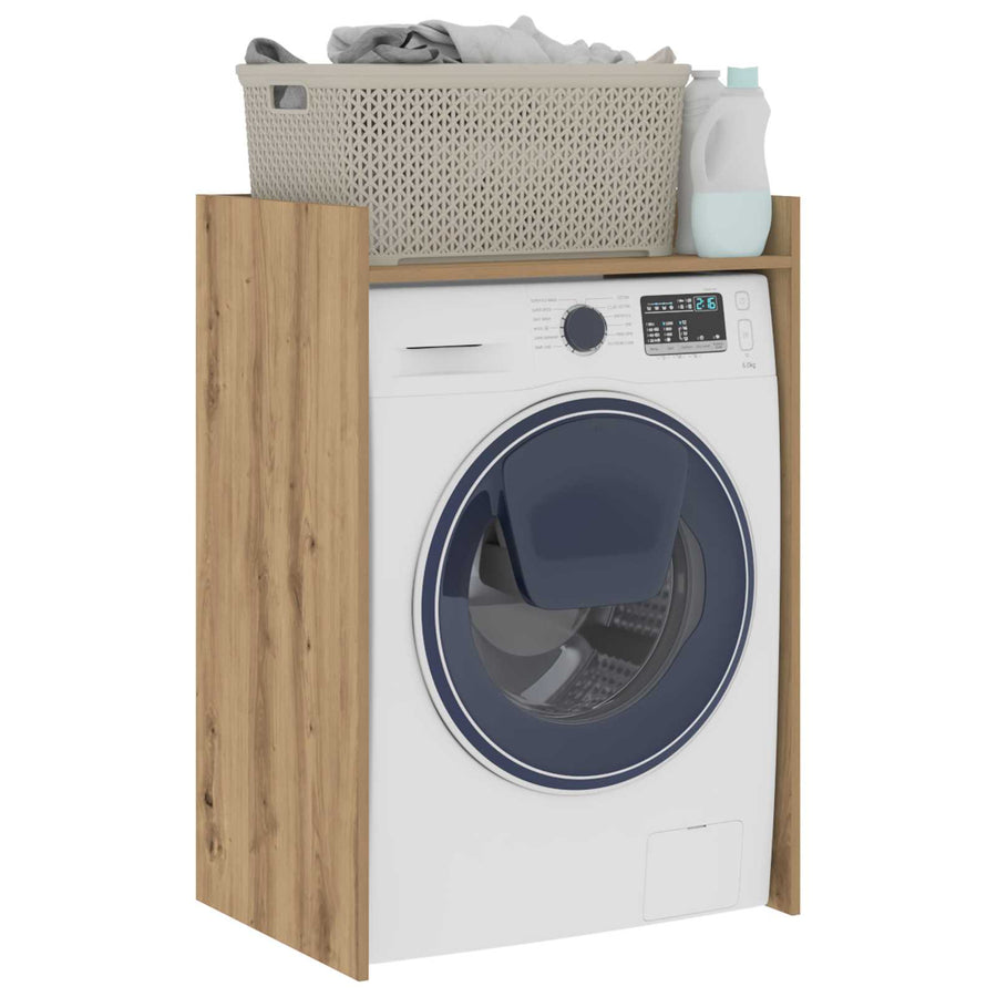 Wasmachinekast met opslag Ambachtelijk eiken 67,5 x 48 x 97 cm