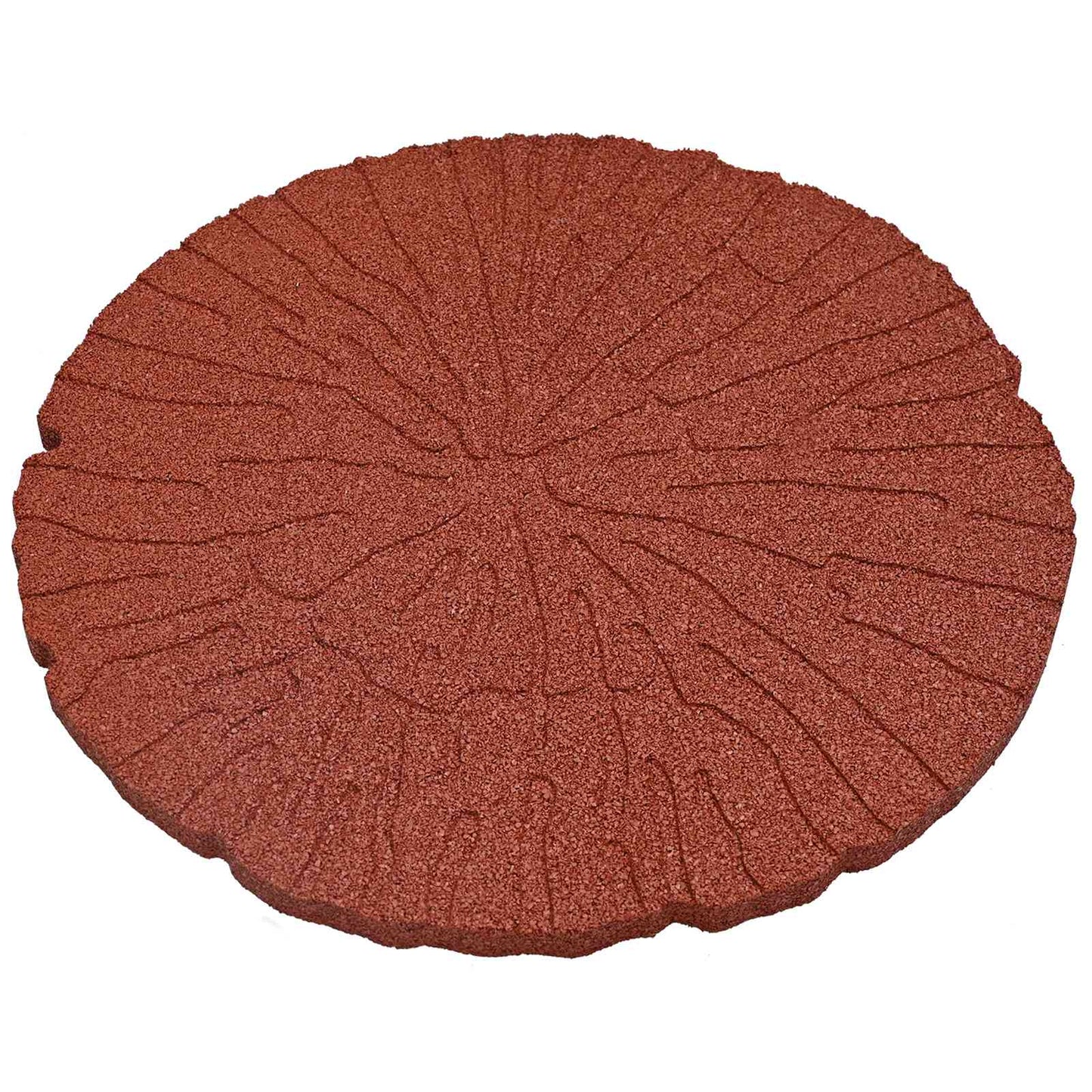 Stapsteen 6 pcs Rood Ø 45 x 1,8 cm Rubber