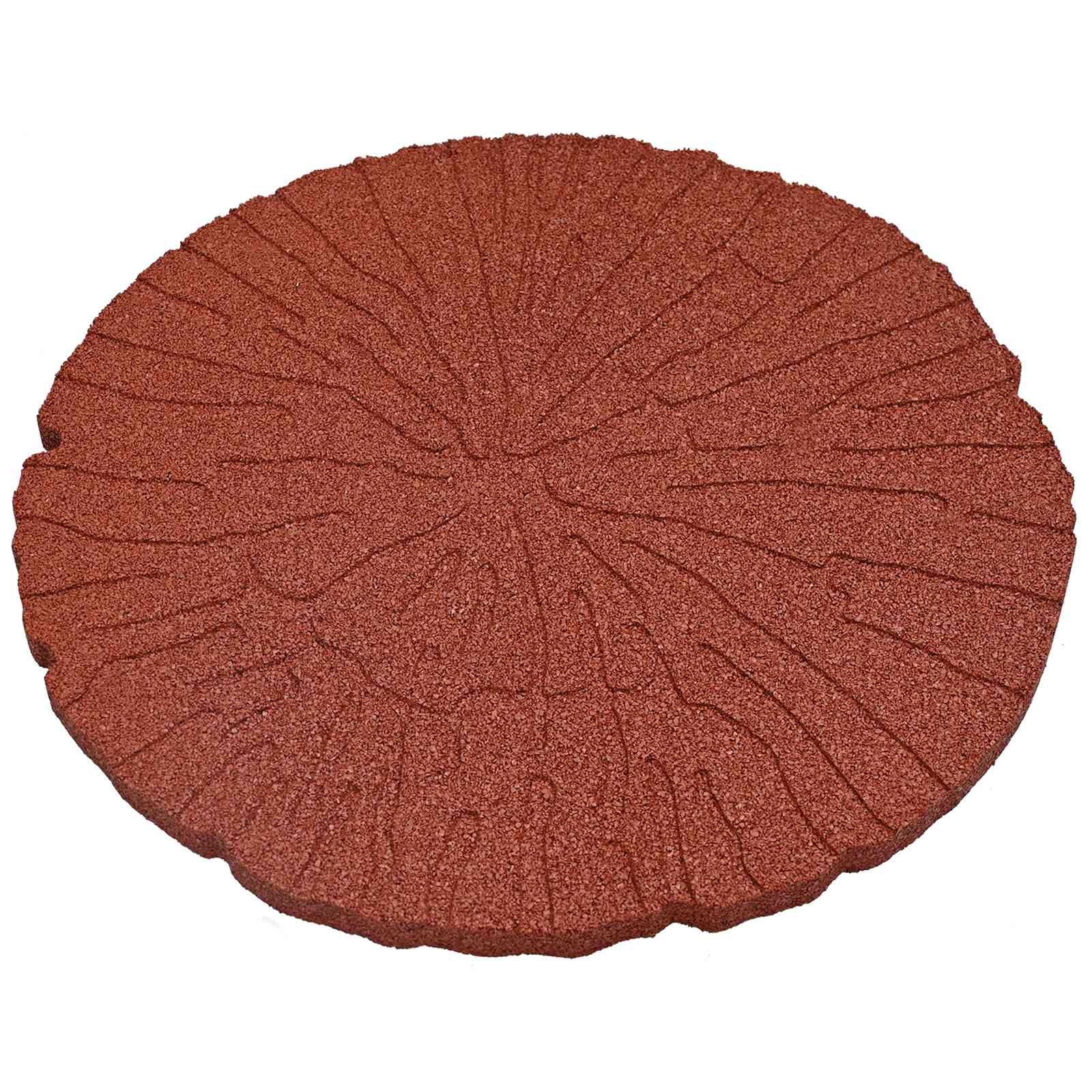 Stapsteen 6 pcs Rood Ø 45 x 1,8 cm Rubber