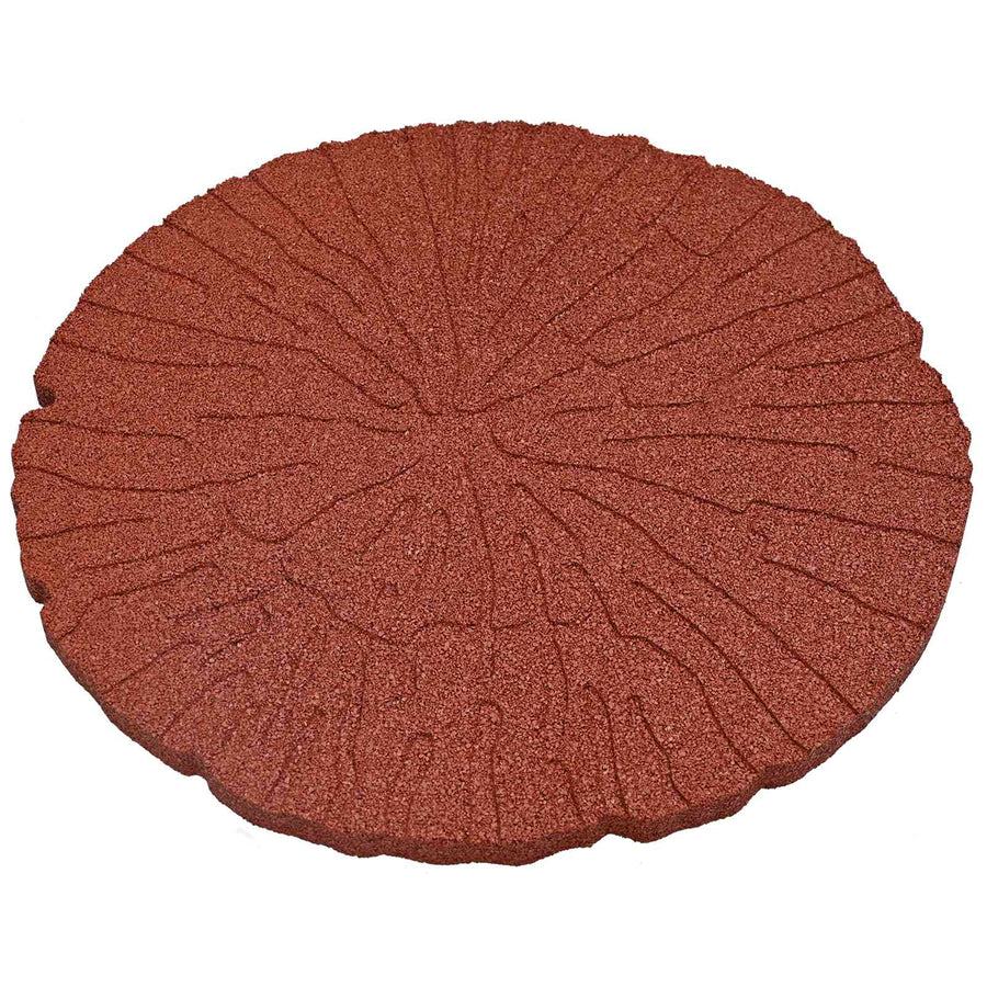 Stapsteen 6 pcs Rood Ø 45 x 1,8 cm Rubber