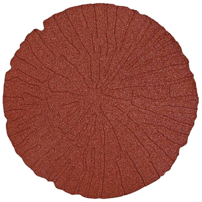 Stapsteen 6 pcs Rood Ø 45 x 1,8 cm Rubber