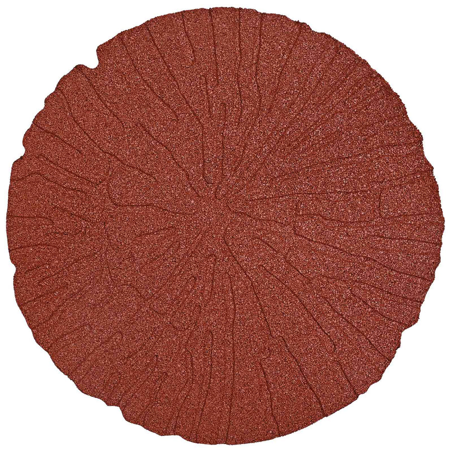Stapsteen 6 pcs Rood Ø 45 x 1,8 cm Rubber