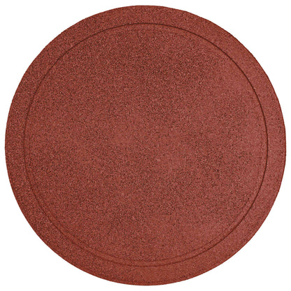 Stapsteen 6 pcs Rood Ø 44 x 2 cm Rubber