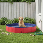 Dog Pool Red Ø200 x 30 cm Thick PVC