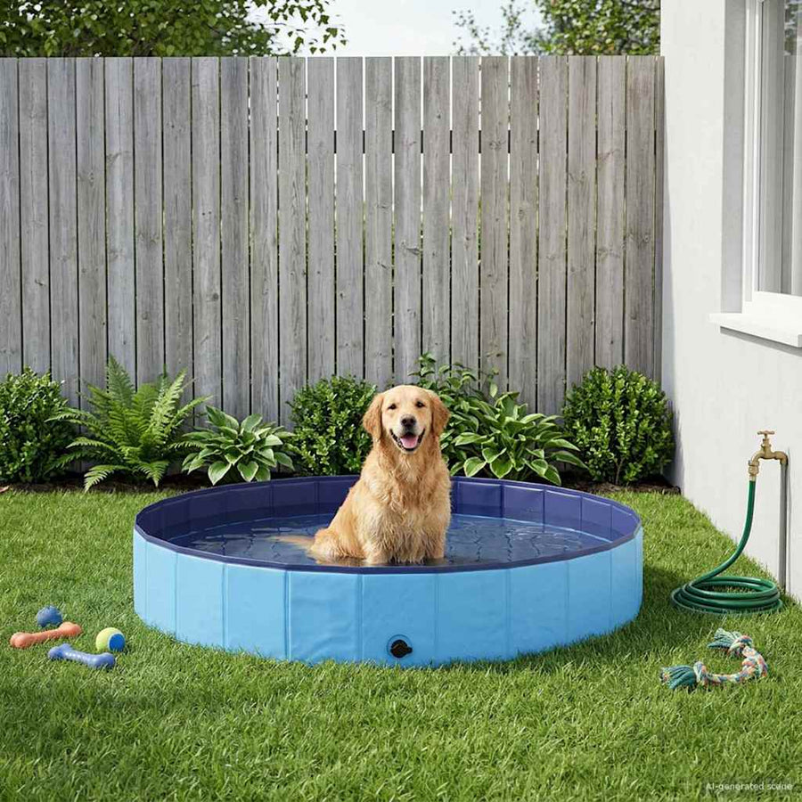 Honden zwembad Blauw Ø200 x 30 cm Dik PVC