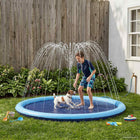 Splash Pad for Kids and Dogs Blue Ø150 x 10 cm PVC