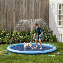 Splash Pad voor Kinderen en Honden Blauw Ø150 x 10 cm PVC