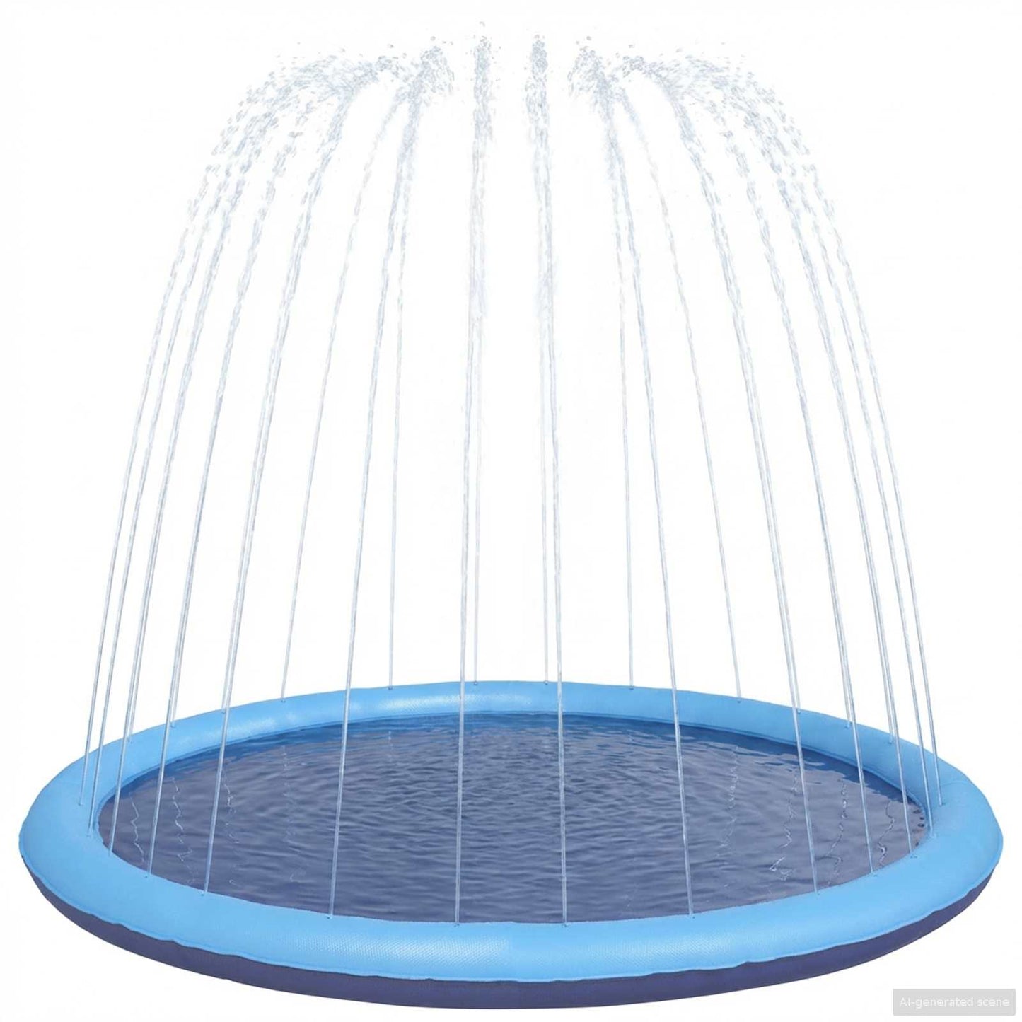 Splash Pad voor Kinderen en Honden Blauw Ø150 x 10 cm PVC