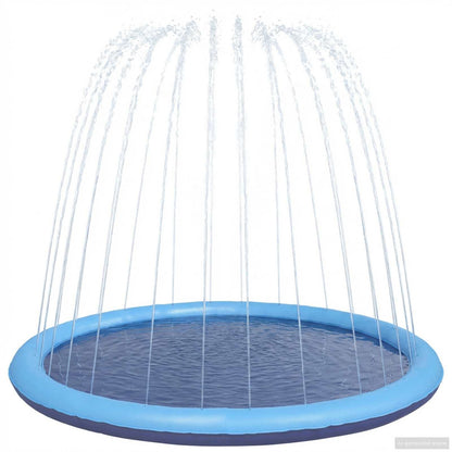 Splash Pad voor Kinderen en Honden Blauw Ø150 x 10 cm PVC