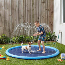 Waterspeelmat voor kinderen en honden Blauw Ø200 x 9 cm PVC