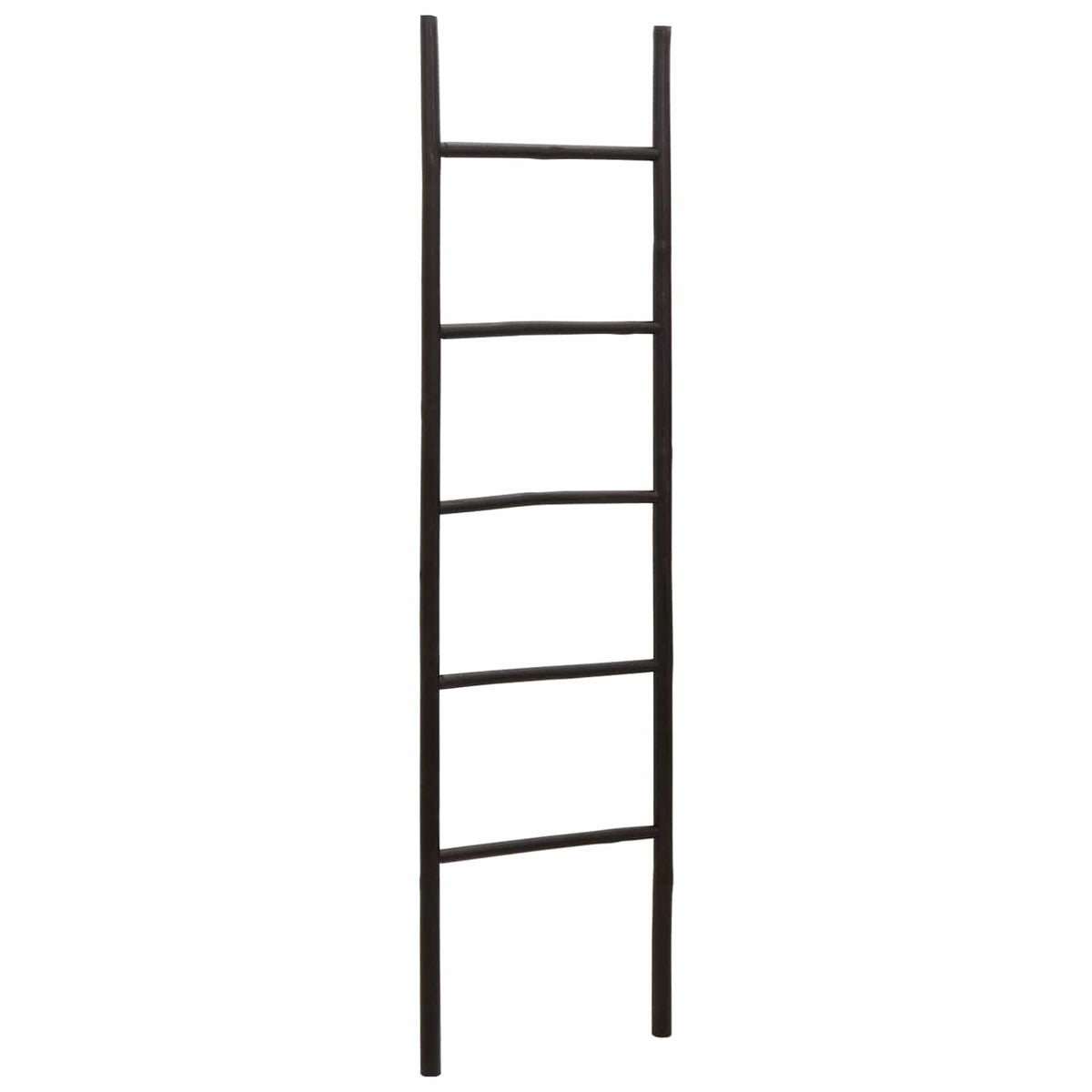 Deken Ladder Zwart 50 x 190 cm Bamboe