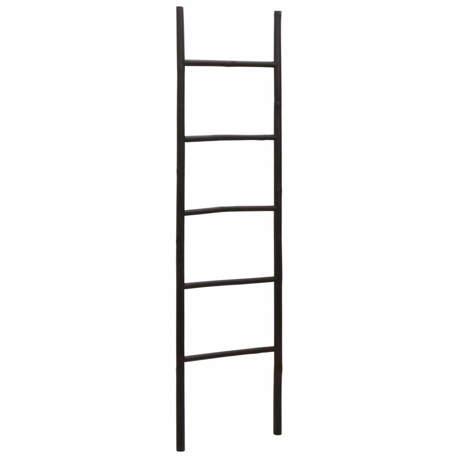 Deken Ladder Zwart 50 x 190 cm Bamboe