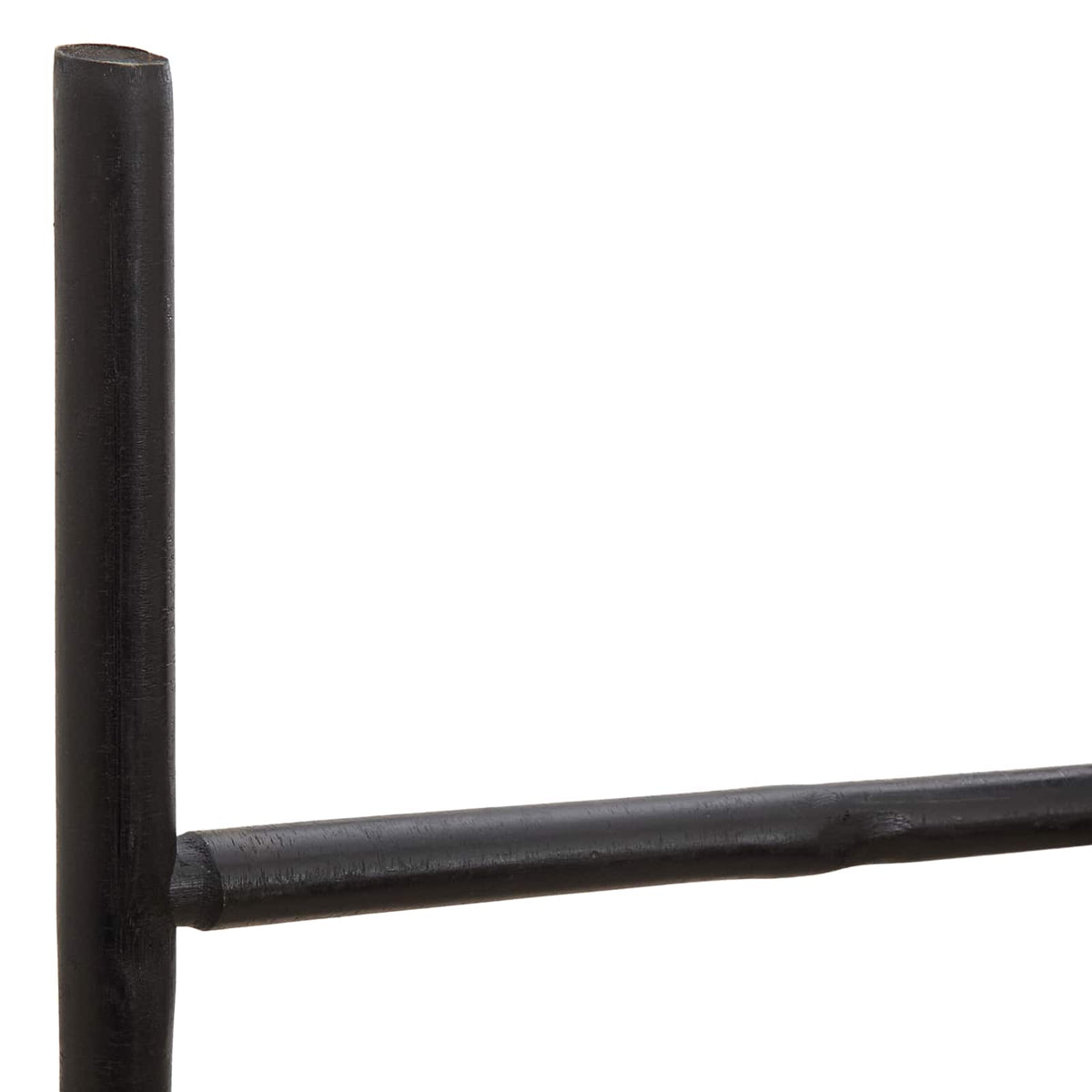 Deken Ladder Zwart 40 x 150 cm Bamboe
