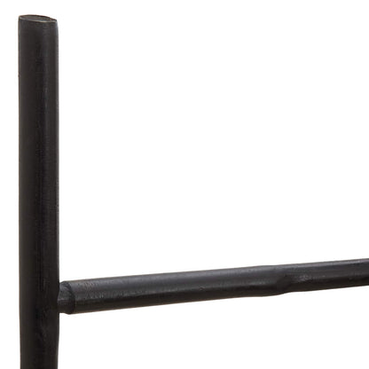 Deken Ladder Zwart 40 x 150 cm Bamboe