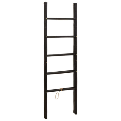 Dubbele Handdoekladder Zwart 50 x 50 x 159 cm Bamboe