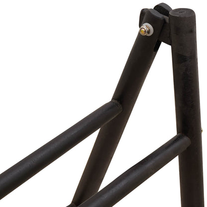 Dubbelzijdige dekbedladder Zwart 90 x 50 x 100 cm Bamboe