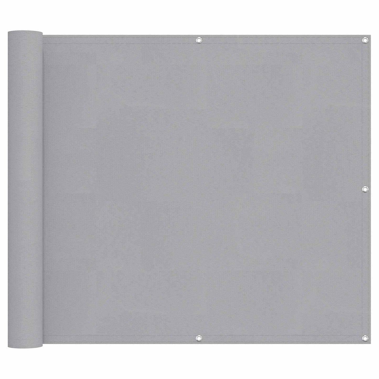 Balkon Scherm Lichtgrijs 100 x 300 cm Oxford Stof