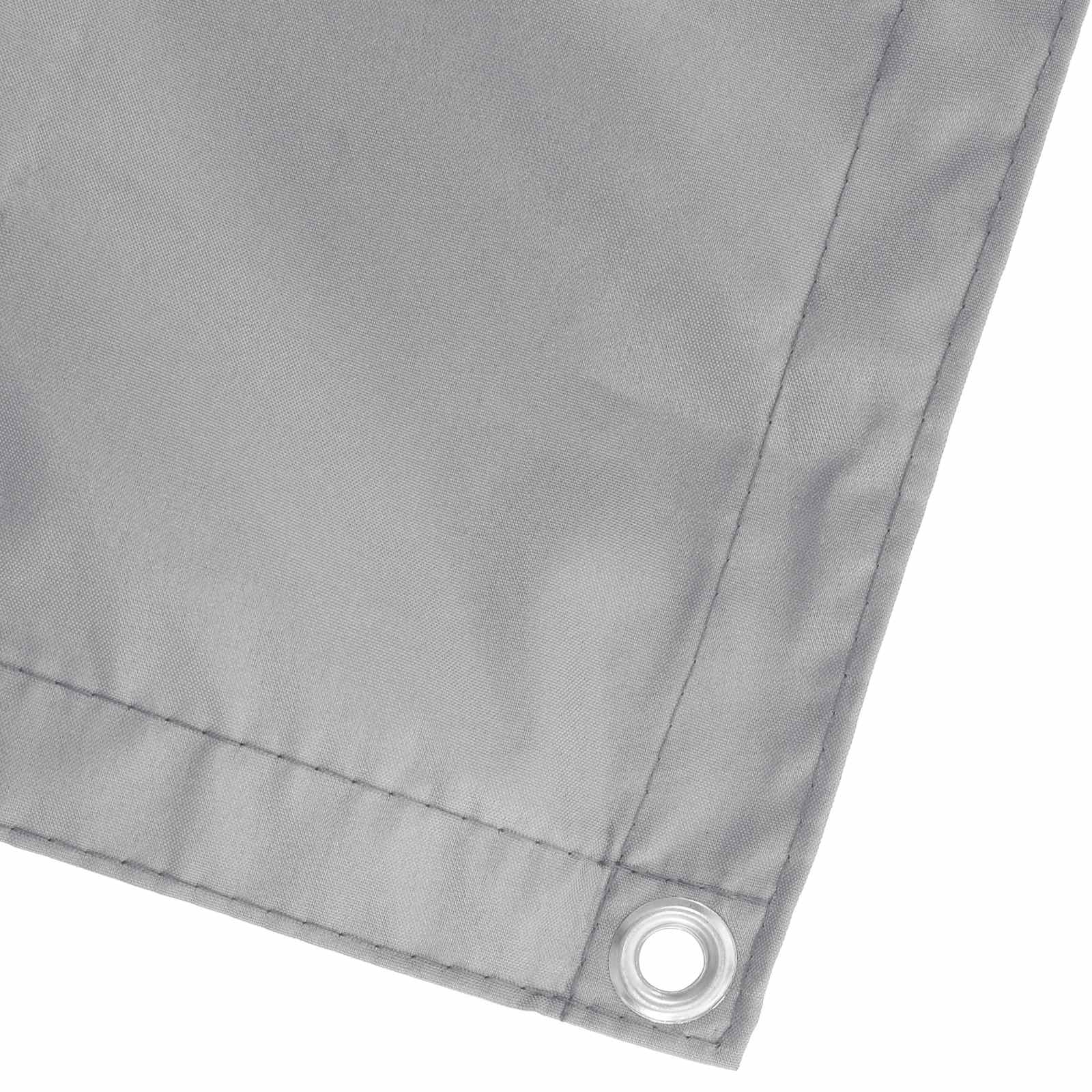 Balkon Scherm Lichtgrijs 100 x 600 cm Oxford Stof