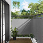 Balcony Screen Light Grey 110 x 300 cm Oxford Fabric