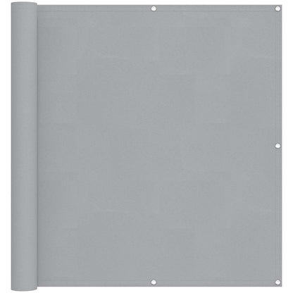 Balkon Scherm Lichtgrijs 110 x 300 cm Oxford Stof