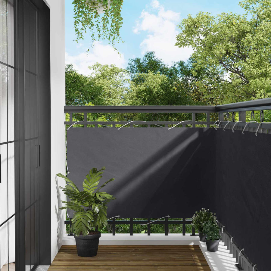 Balkon Scherm PU gecoat oxford alu