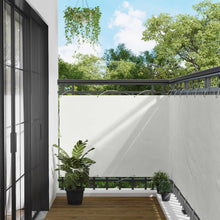 Balkon Scherm Wit 110 x 1000 cm Oxford Stof
