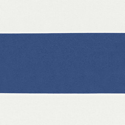 Balkon Scherm Blauw en Wit 75 x 200 cm PU gecoat oxford alu