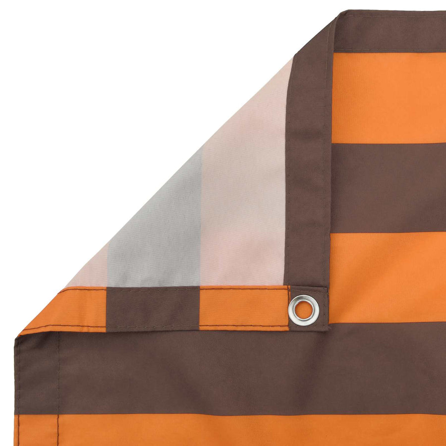 Balkon Scherm Oranje en Bruin 100 x 200 cm Oxford Stof
