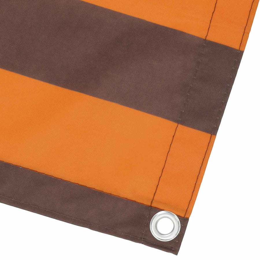 Balkon Scherm Oranje en Bruin 100 x 300 cm Oxford Stof