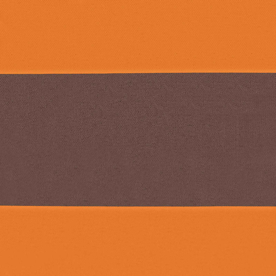 Balkon Scherm Oranje en Bruin 110 x 200 cm Oxford Stof