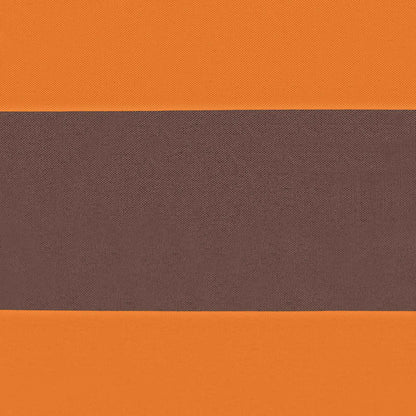 Balkon Scherm Oranje en Bruin 120 x 200 cm PU gecoat oxford alu