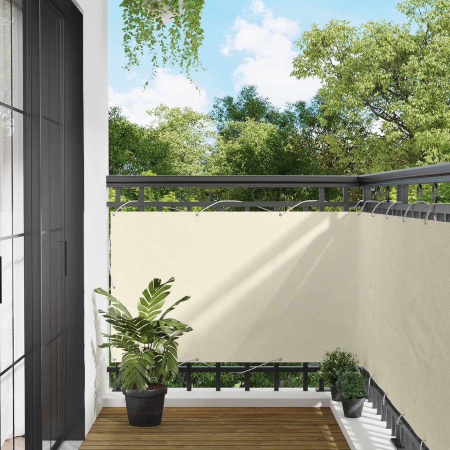 Balkon Scherm PU gecoat oxford alu