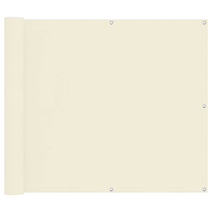 Balkon Scherm Crème 100 x 400 cm Oxford Stof