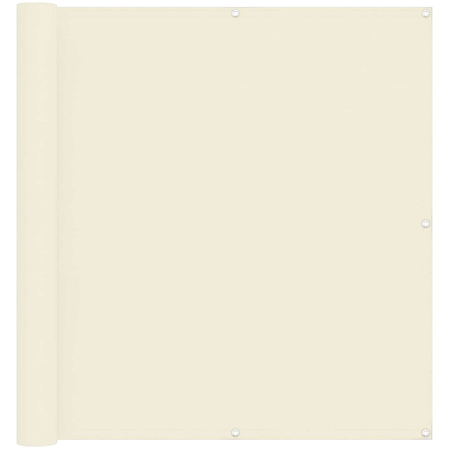 Balkon Scherm Crème 110 x 1000 cm Oxford Stof