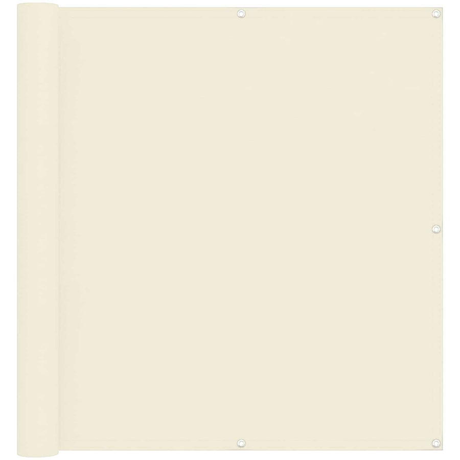 Balkon Scherm Crème 110 x 1000 cm Oxford Stof