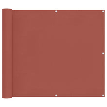 Balkon Scherm Terracotta 100 x 700 cm Oxford Stof