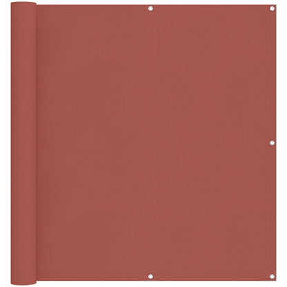 Balkon Scherm Terracotta 110 x 300 cm Oxford Stof