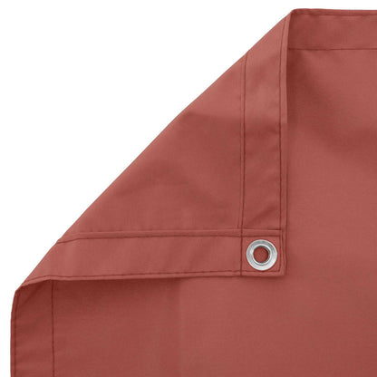 Balkon Scherm Terracotta 110 x 600 cm Oxford Stof