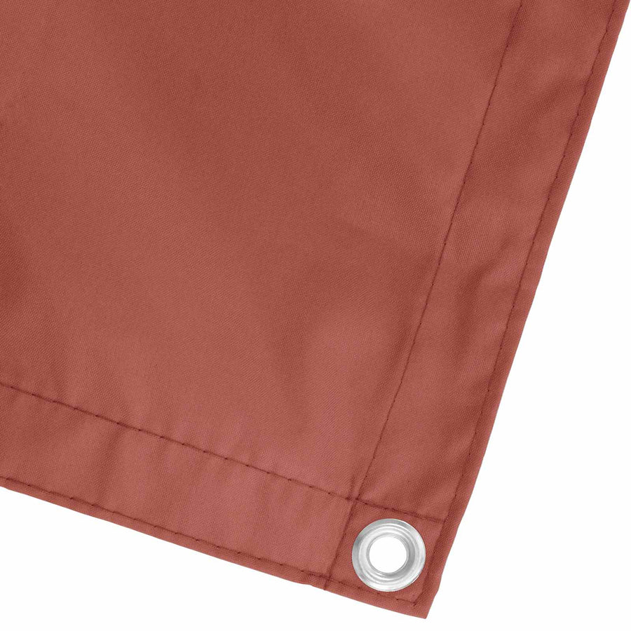 Balkon Scherm Terracotta 110 x 700 cm Oxford Stof